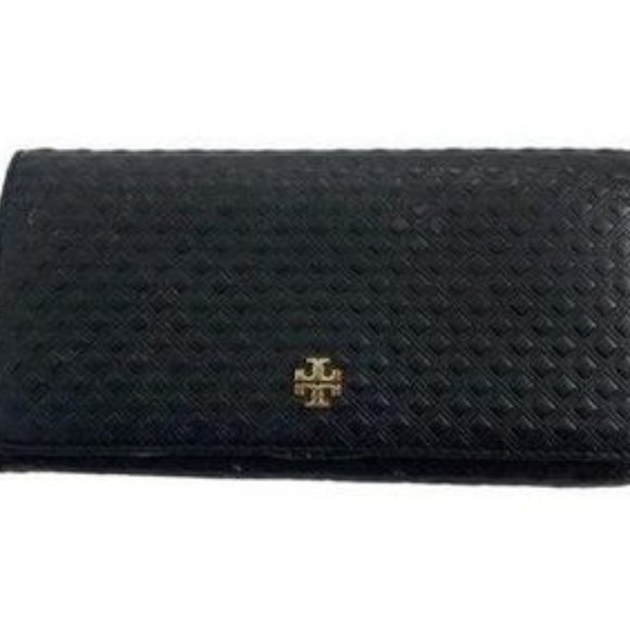 TORY BURCH Marion Quilted Embossed Leather Envelope Wallet Multi Gusseted - Picture 10 of 10